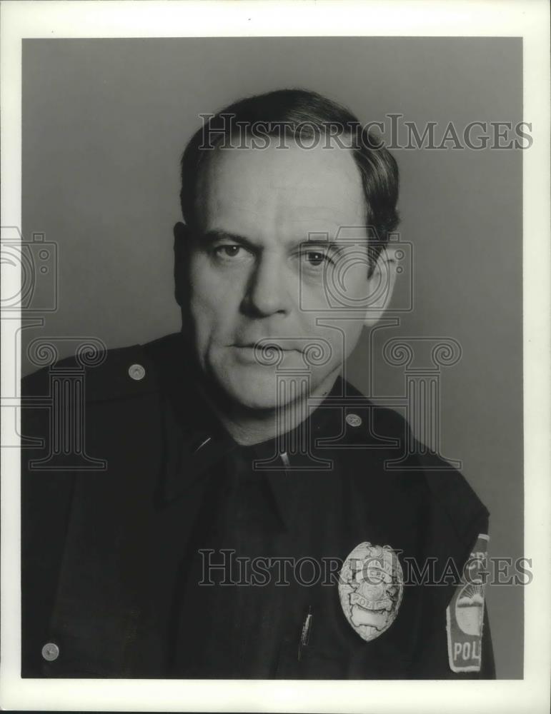 1976 Press Photo Gerald S. O'Loughlin plays Lt. Eddie Ryker in "the Rookies" ABC - Historic Images