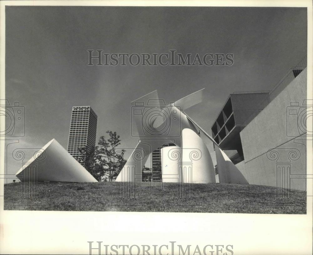 1985 Press Photo A view of the Art Museum, Milwaukee. - mjb66681 - Historic Images