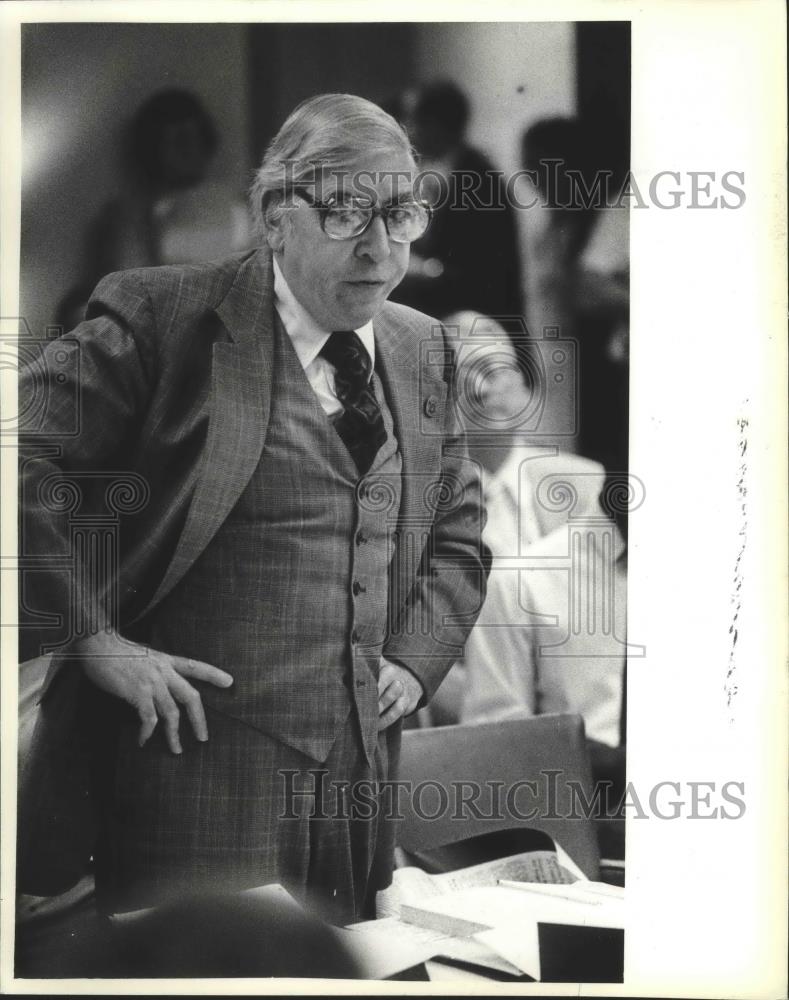 1981 Press Photo William O&#39;Donnell Milwaukee County executive - mjb66993 - Historic Images