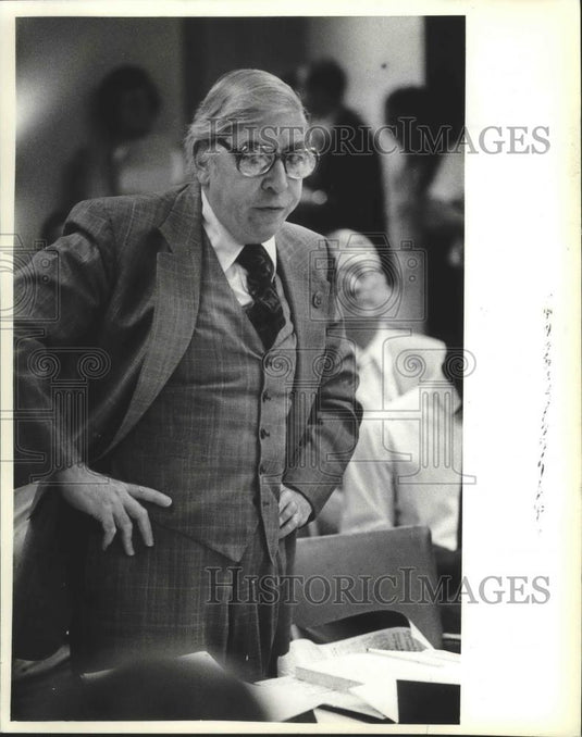 1981 Press Photo William O'Donnell Milwaukee County executive - mjb66993 - Historic Images