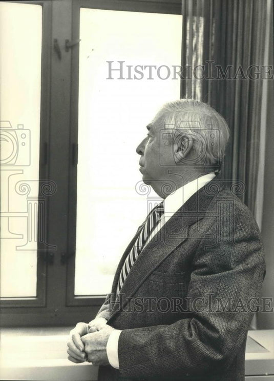 1987 Press Photo County Executive William F. O'Donnell, Milwaukee - mjb67020 - Historic Images