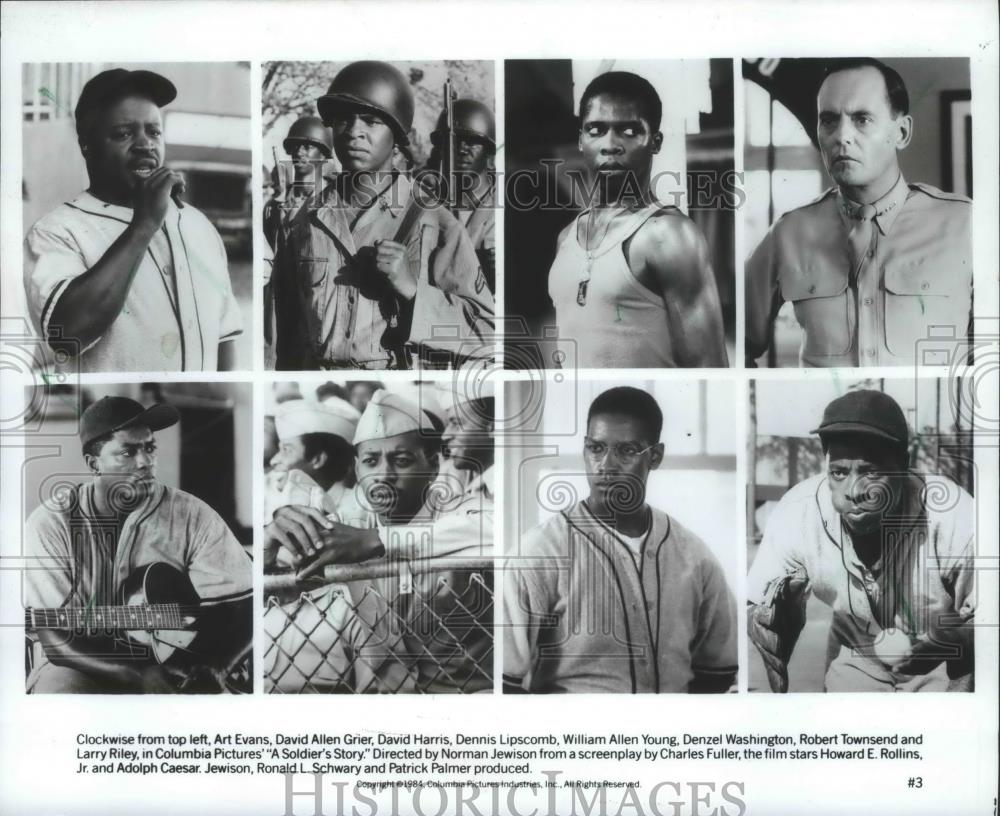 Larry Colby Actors in Columbia Pictures' A Soldier's Story., 1984 vintage press ...