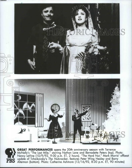 1992 Promo Photo Great Performances opens with "The Last Mile" & "The Hard Nut" - Historic Images