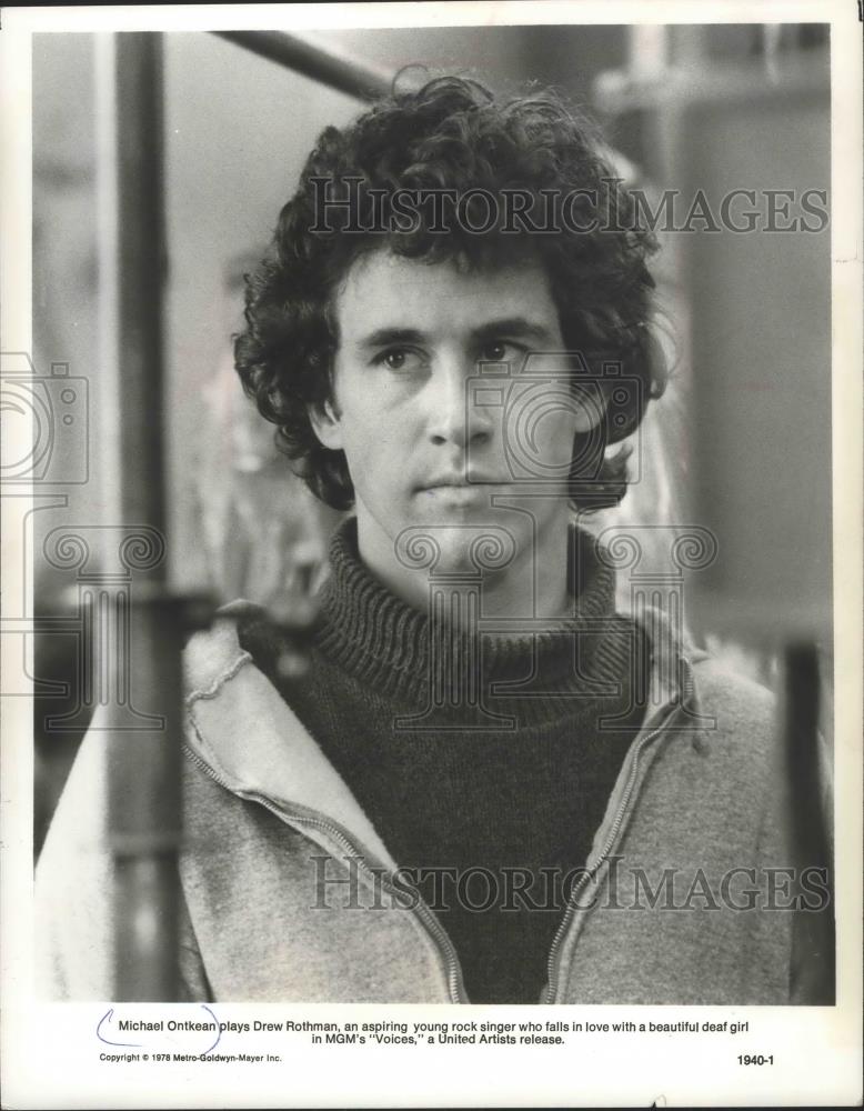 1980 Press Photo Michael Ontkean plays Drew Rothman in &quot;Voices&quot; - mjb68835 - Historic Images