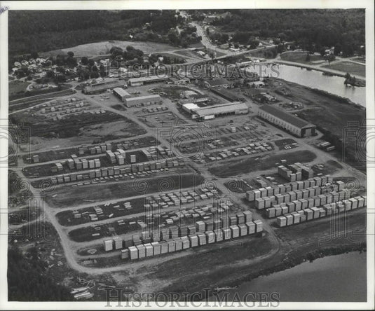 Press Photo The lumber mill at Neopit, Menominee Indian Reservation, Wisconsin - Historic Images