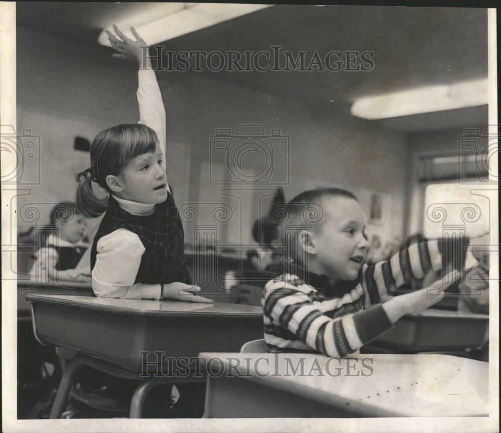 1962 Press Photo Shearl Borgard Greenbriar School kids - RRV42115 - Historic Images