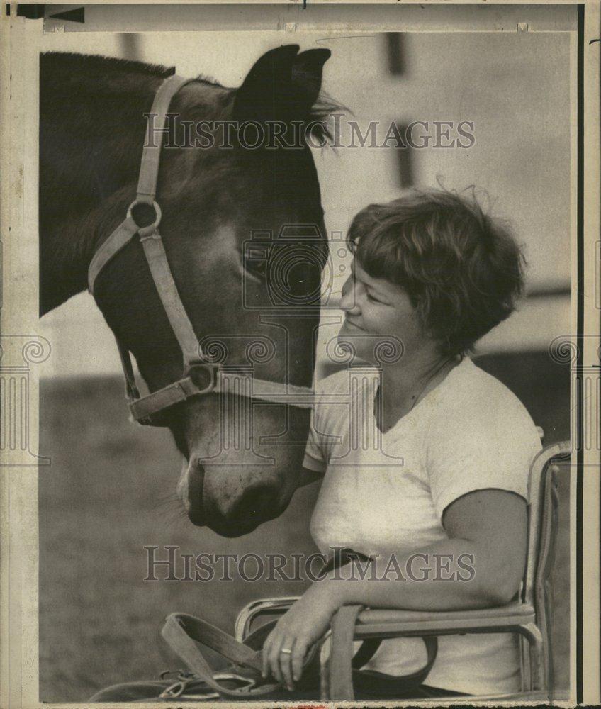 1975 Press Photo Paraplegic Carol Bennett FL - RRV64621 - Historic Images