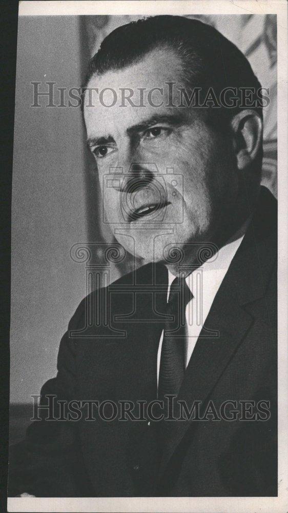 1965 Press Photo Richard Milhous Nixon United States - RRV00093 - Historic Images