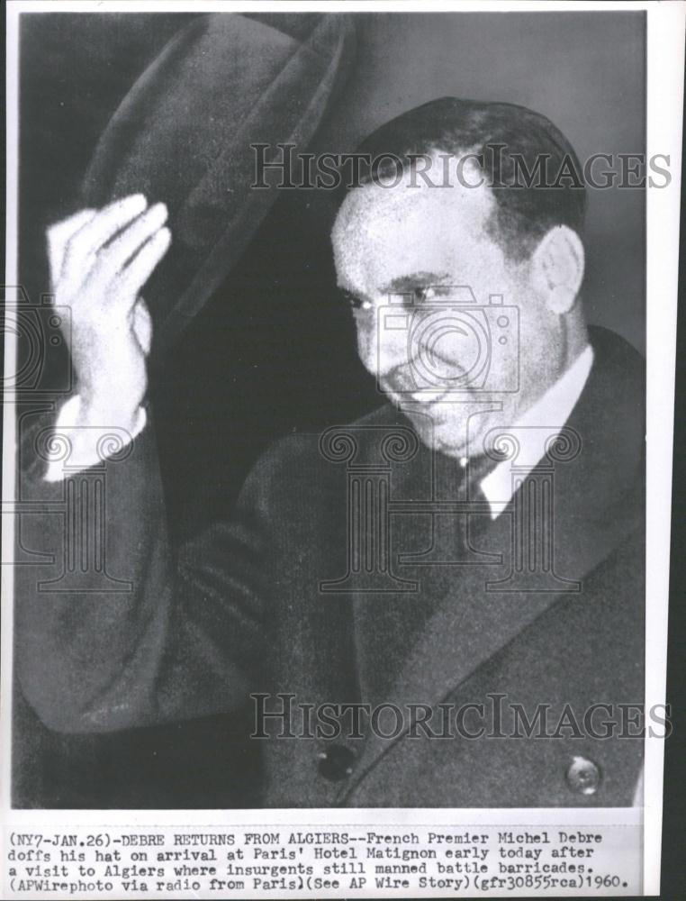 1960 Press Photo French Michel Debre Paris Matignon - RRV32453 - Historic Images