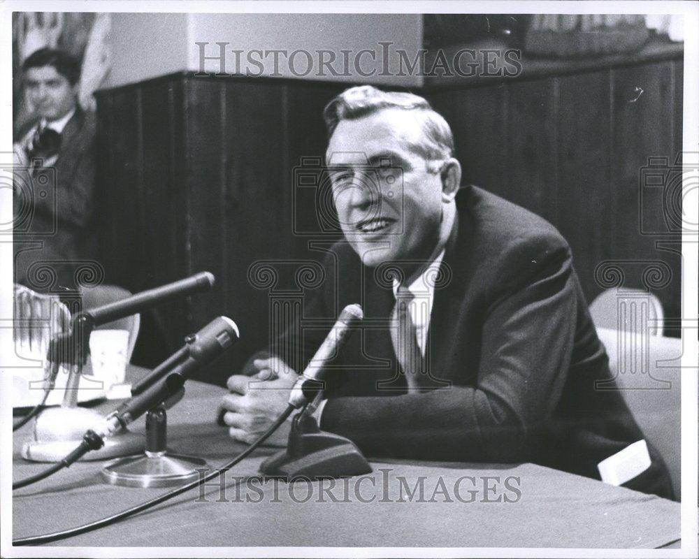 1960 Press Photo Robert B. Meyner New Jersey Governor - RRV71795 - Historic Images