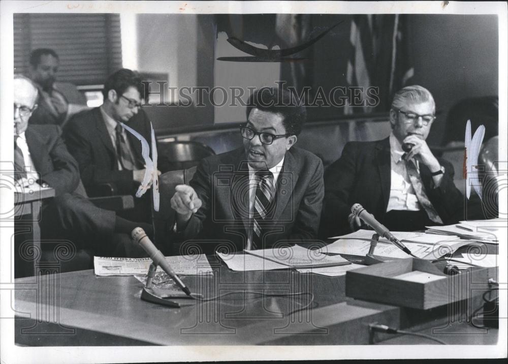 1972 Press Photo Councilman Nickolas Hood Politician - RRV01907 - Historic Images