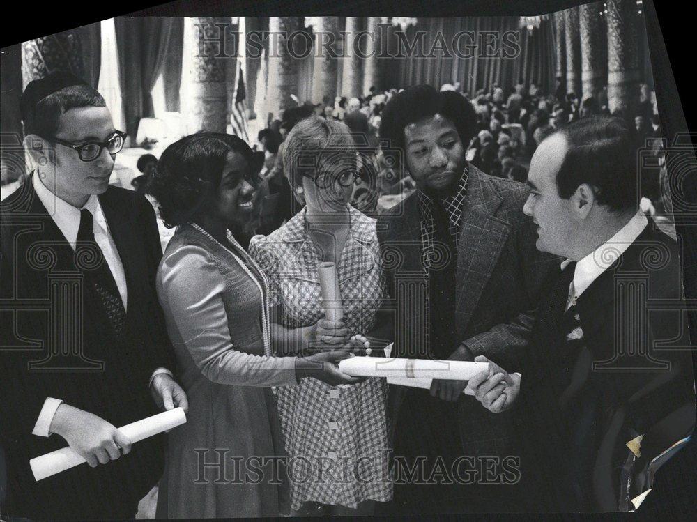 1974 Press Photo Mayors Scholarship Luncheon Chicago - RRV58001 - Historic Images