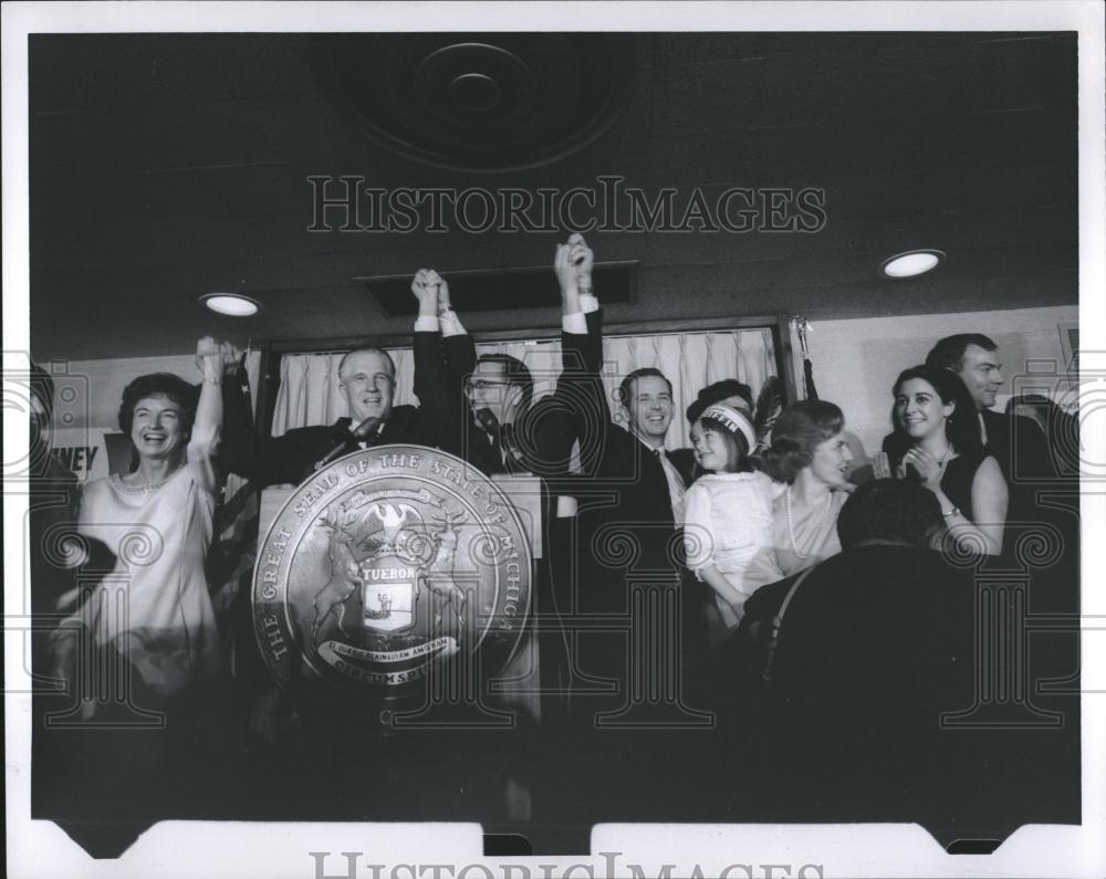 1966 Press Photo Mrs Romney Governor Sen Griffer Family - RRV01777 - Historic Images