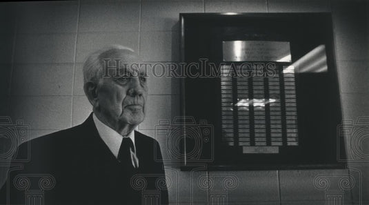 1991 Press Photo Marin Jackson taught at Wauwatosa East during World War II - Historic Images