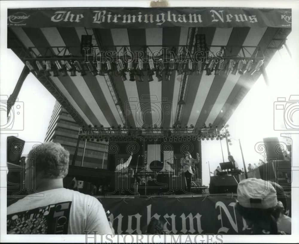 1991 Press Photo City Stages Festival Birmingham Alabama - abna09781 - Historic Images