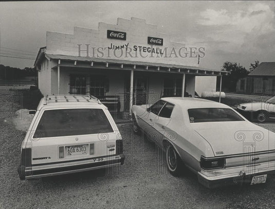 1984 Press Photo Alabama-only building with signs of life in Emelle. - abna10117 - Historic Images