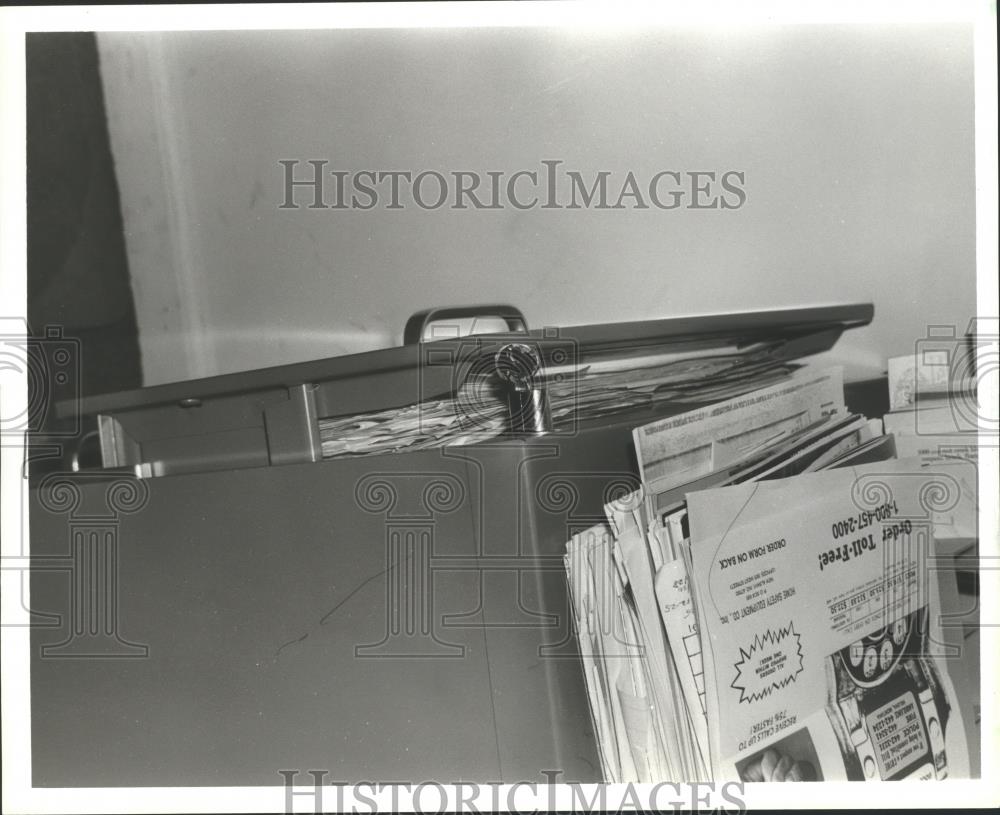 1979 Press Photo Files in Homewood, Alabama, Police Department - abna10568 - Historic Images