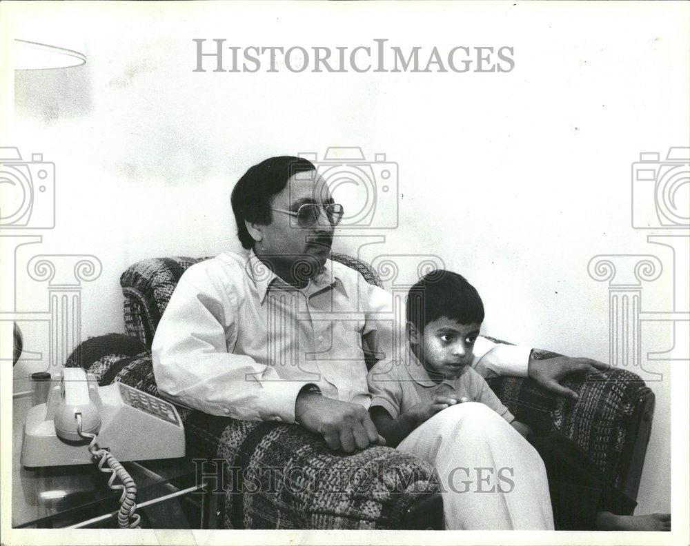 1986 Press Photo Hijack Pan Am Jet Pakistan Syed Khalid - RRV43205 - Historic Images