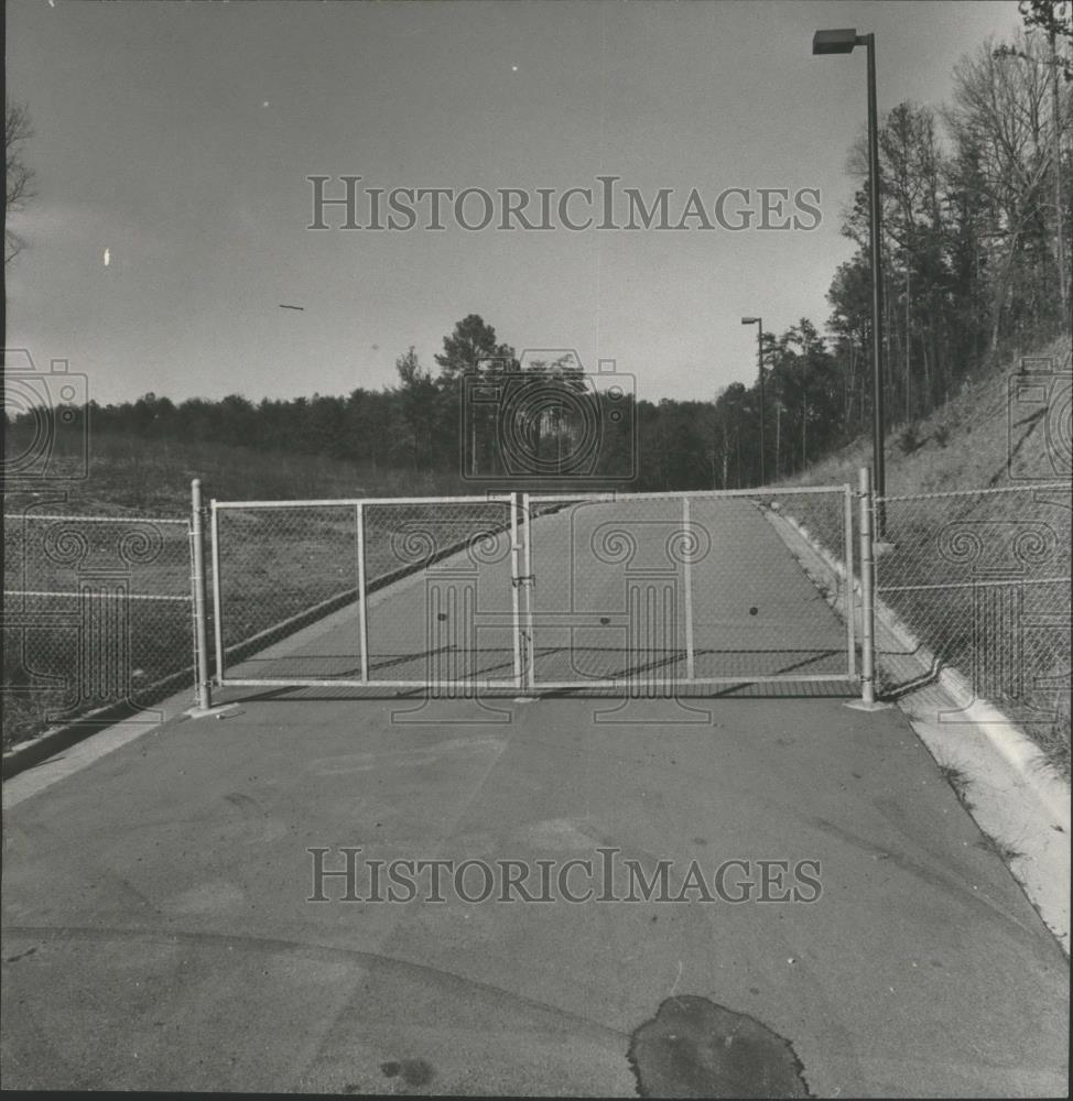 1977 Press Photo Road Built for Mental Retardation Center, Ketona, Alabama - Historic Images