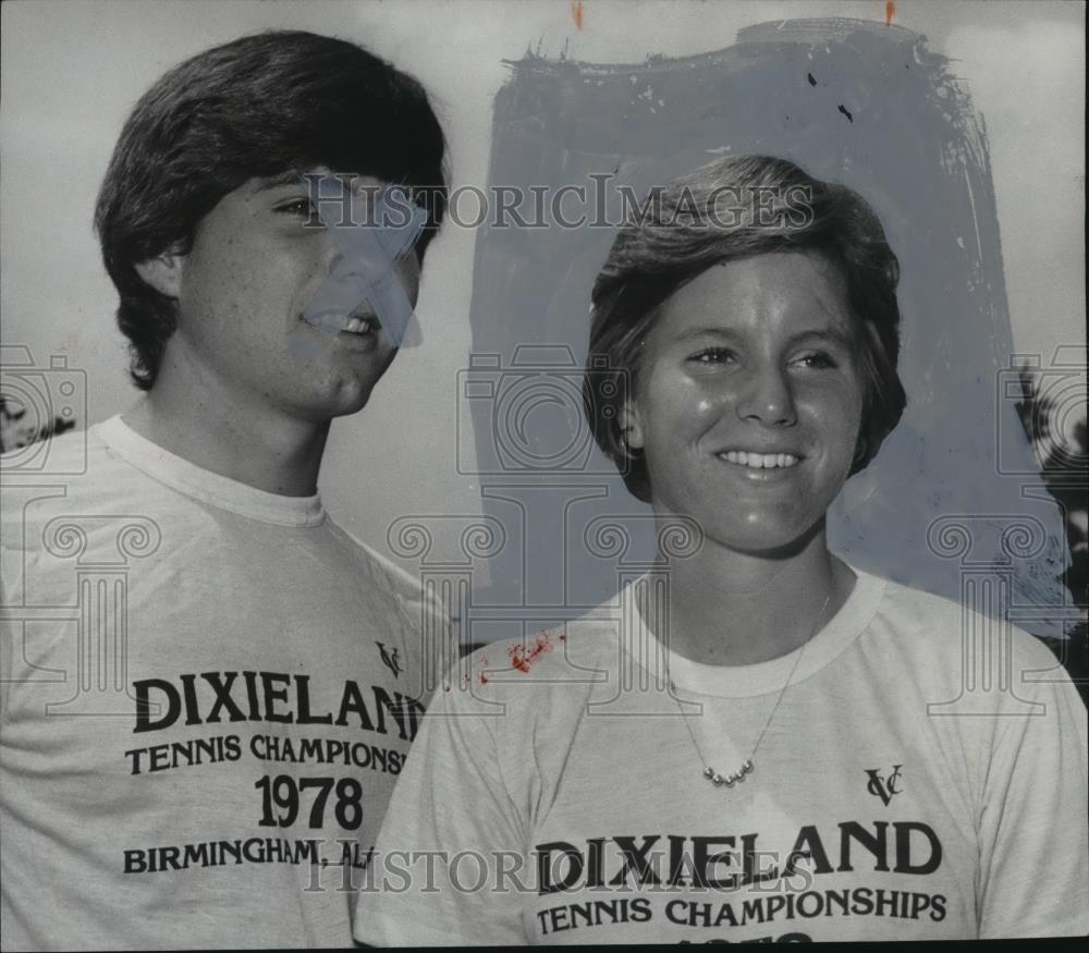 Tennis Players David Hughes And Leslie Hewett Model New Shirts, 1978 ...