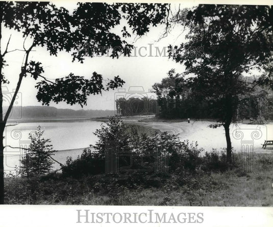 1981 Press Photo Lake Arrowhead Recreational area near Nekoosa, Wisconsin - Historic Images