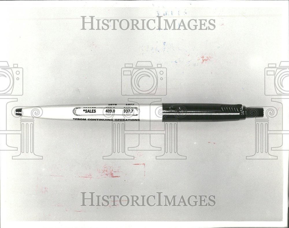 1978 Press Photo Annual report Parker Pen Comapny year - RRV65601 - Historic Images