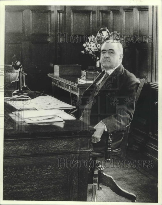 1982 Press Photo Lucius Nieman, founder of Milwaukee Journal - mjb71414 - Historic Images