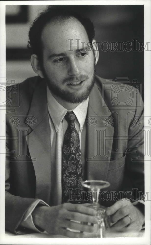 1990 Press Photo Princeton University Professor Ethan A. Nadelmann - mjb71732 - Historic Images