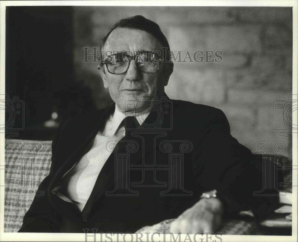 1982 Press Photo Boris Nick, retired Post Office postmaster, Elm Grove. - Historic Images