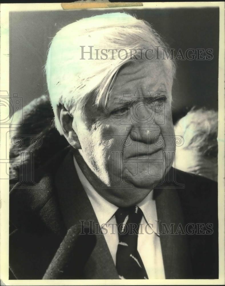 1980 Press Photo House Speaker Thomas P. (Tip) O&#39;Neill in Washington, D.C. - Historic Images