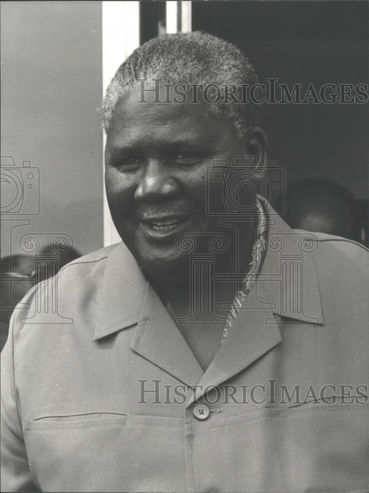 1978 Press Photo Joshua Nkomo, co-leader of the Patriotic Front - mjb72435 - Historic Images