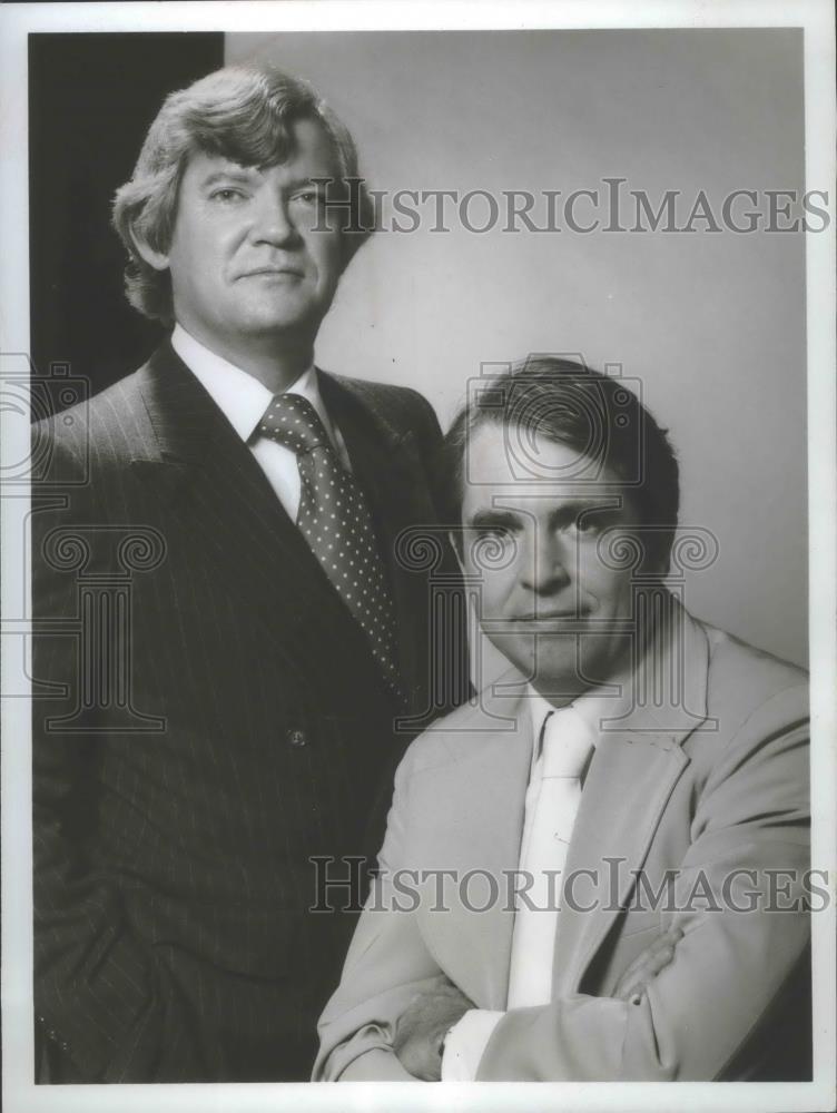 1978 Press Photo comedians Harold Hayes &amp; Robert Hughes - mjb72613 - Historic Images