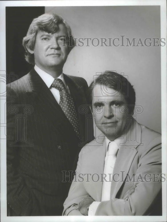 1978 Press Photo comedians Harold Hayes & Robert Hughes - mjb72613 - Historic Images