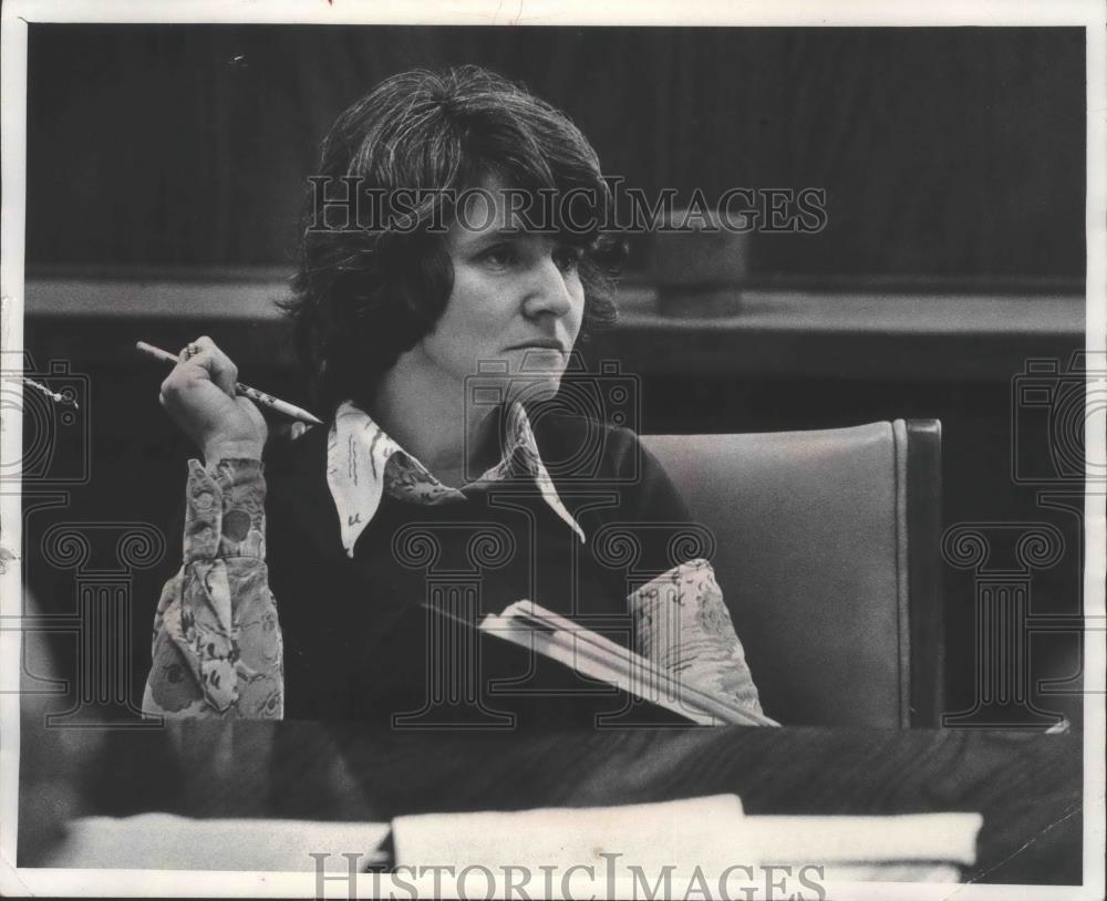 1979 Press Photo Sandra Hoeh, vice chairman, finance &amp; personnel committee, WI - Historic Images