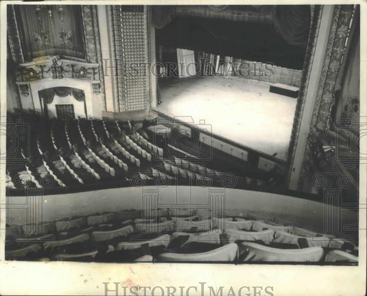 Press Photo Interior of the Pabst Theater, Milwaukee - mjb72791 - Historic Images