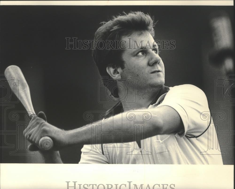 1983 Press Photo Lawrence Peters, Milwaukee awaiting trial on drug charges - Historic Images