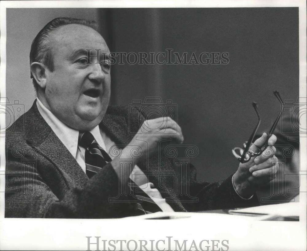 1979 Press Photo Milwaukee County Supervisor Joseph Husteiner - mjb73328 - Historic Images