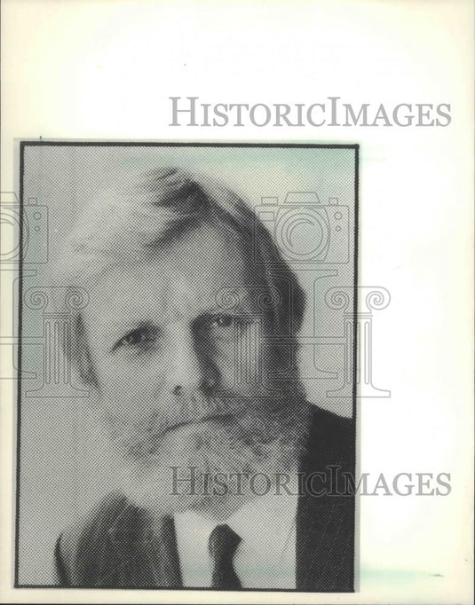 1985 Press Photo John Naisbitt, social forecaster book Megatrends - mjb73703 - Historic Images