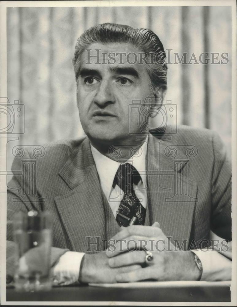 1976 Press Photo Chrysler Corporation Chairman John A. Riccardo - mjb73868 - Historic Images