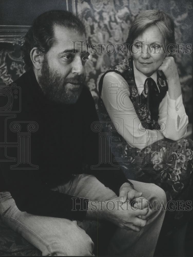 1981 Press Photo Braham Murray &amp; Dilys Hamlett at Milwaukee Repertory Theater - Historic Images