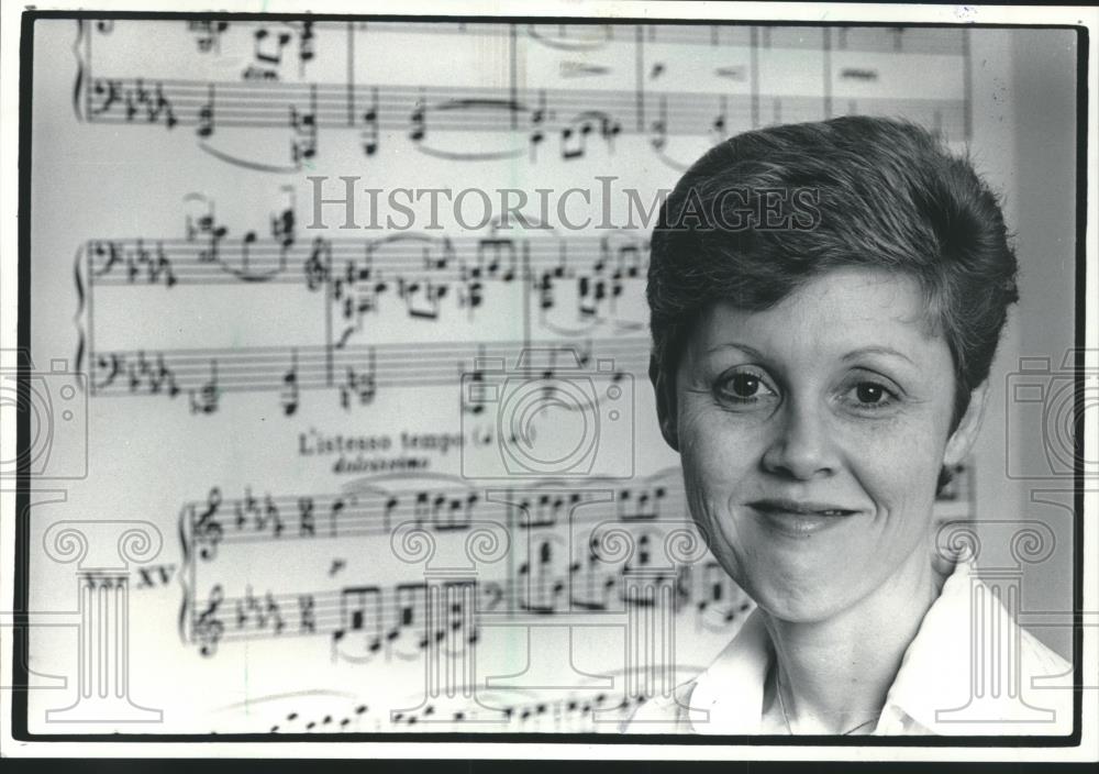 1984 Press Photo Patricia Jones, Wisconsin Conservatory Dean - mjb74958 - Historic Images