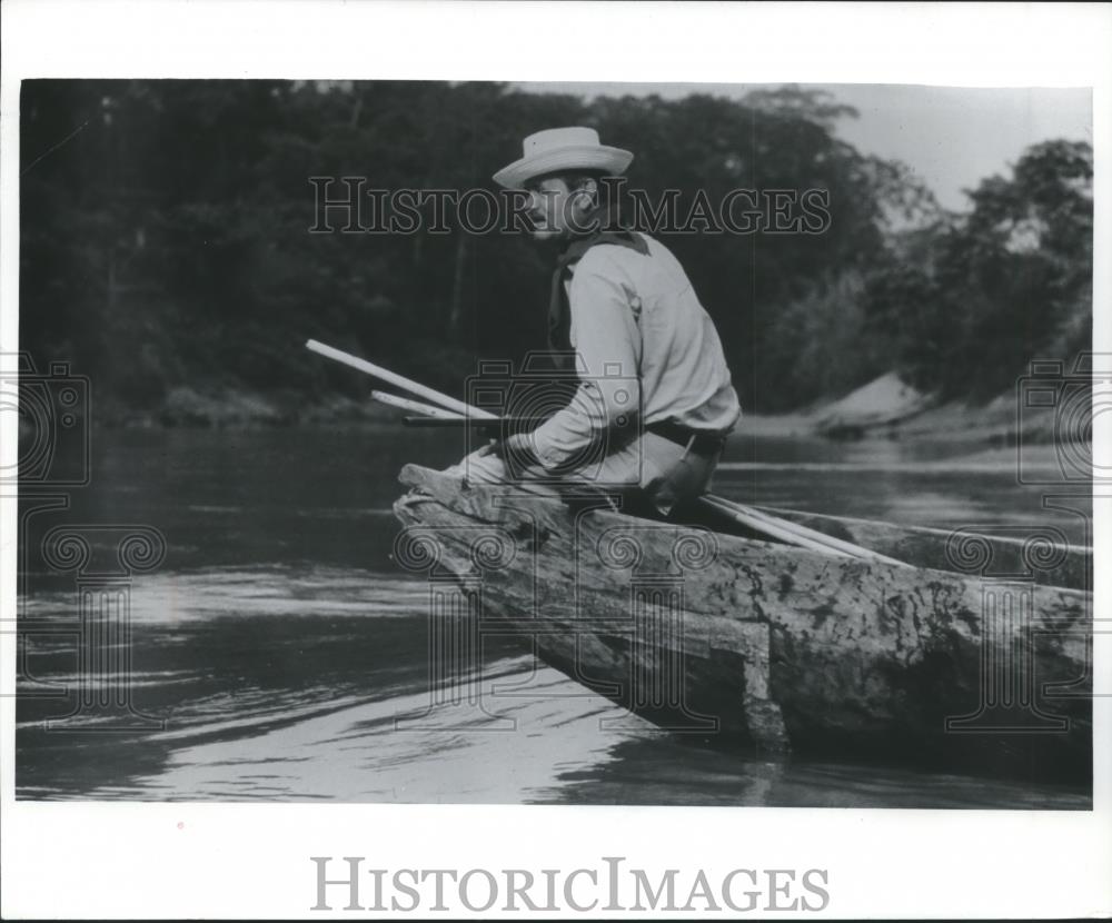 1978 Press Photo Don Johnson, Journal Employee, Amazon River Series - mjb74963 - Historic Images