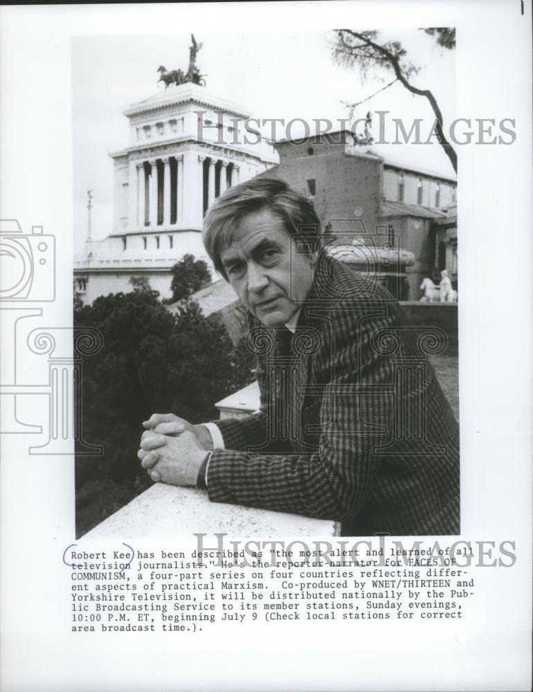 1978 Press Photo Robert Kee, reporter-narrator for "Faces of Communism" - Historic Images
