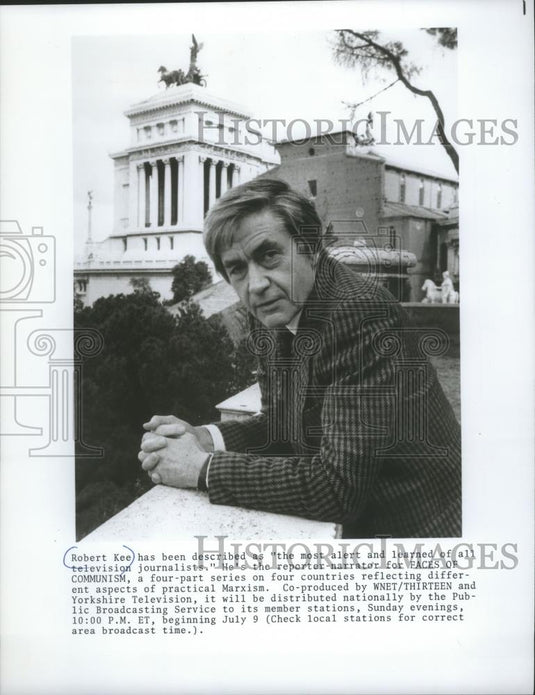 1978 Press Photo Robert Kee, reporter-narrator for "Faces of Communism" - Historic Images