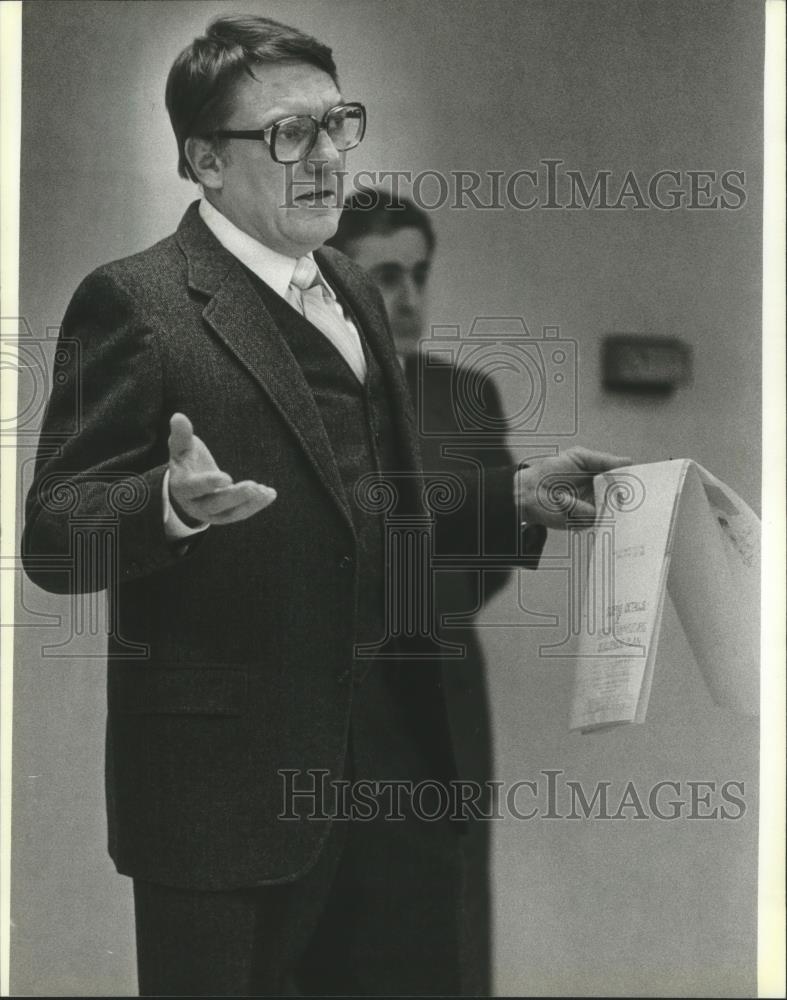 1983 Press Photo Richard Jahnke, Jahnke &amp; Jahnke Associates, Engineer - Historic Images