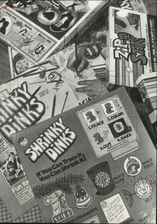 1977 Press Photo Toys and crafts made and distributed by M.W. Kasch Co. - Historic Images