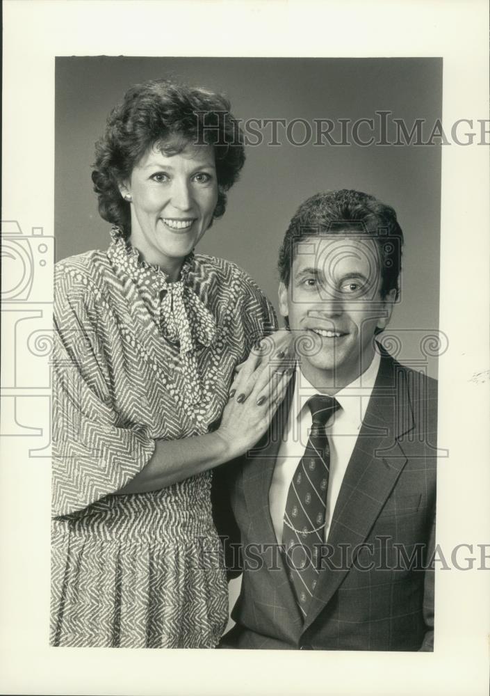 1987 Press Photo Frances Kendall &amp; Leon Louw, who is author of &quot;After Apartheid&quot; - Historic Images