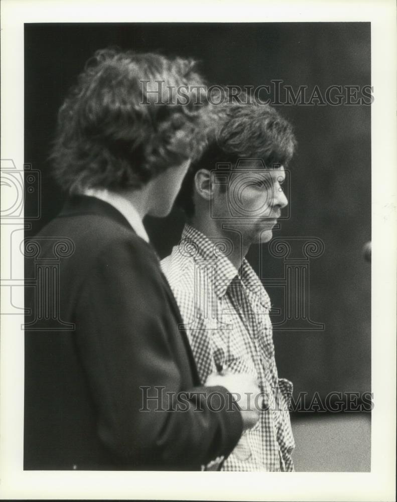 1982 Press Photo Scott Jenkins is charged with first degree murder in Milwaukee - Historic Images