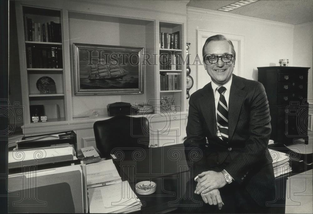 1980 Press Photo William Johnson, President, National Investment Services - Historic Images