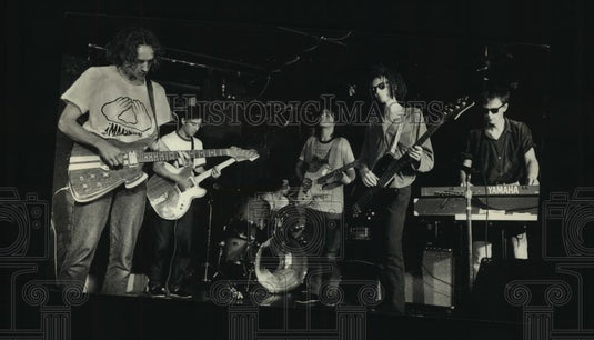 1988 Press Photo Polish rock group Immanuel practiced at Odd Rock Cafe - Historic Images